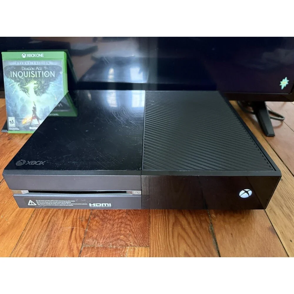Microsoft Xbox One 500GB Black Console Shadow Of Mordor Dragon Age Games TESTED